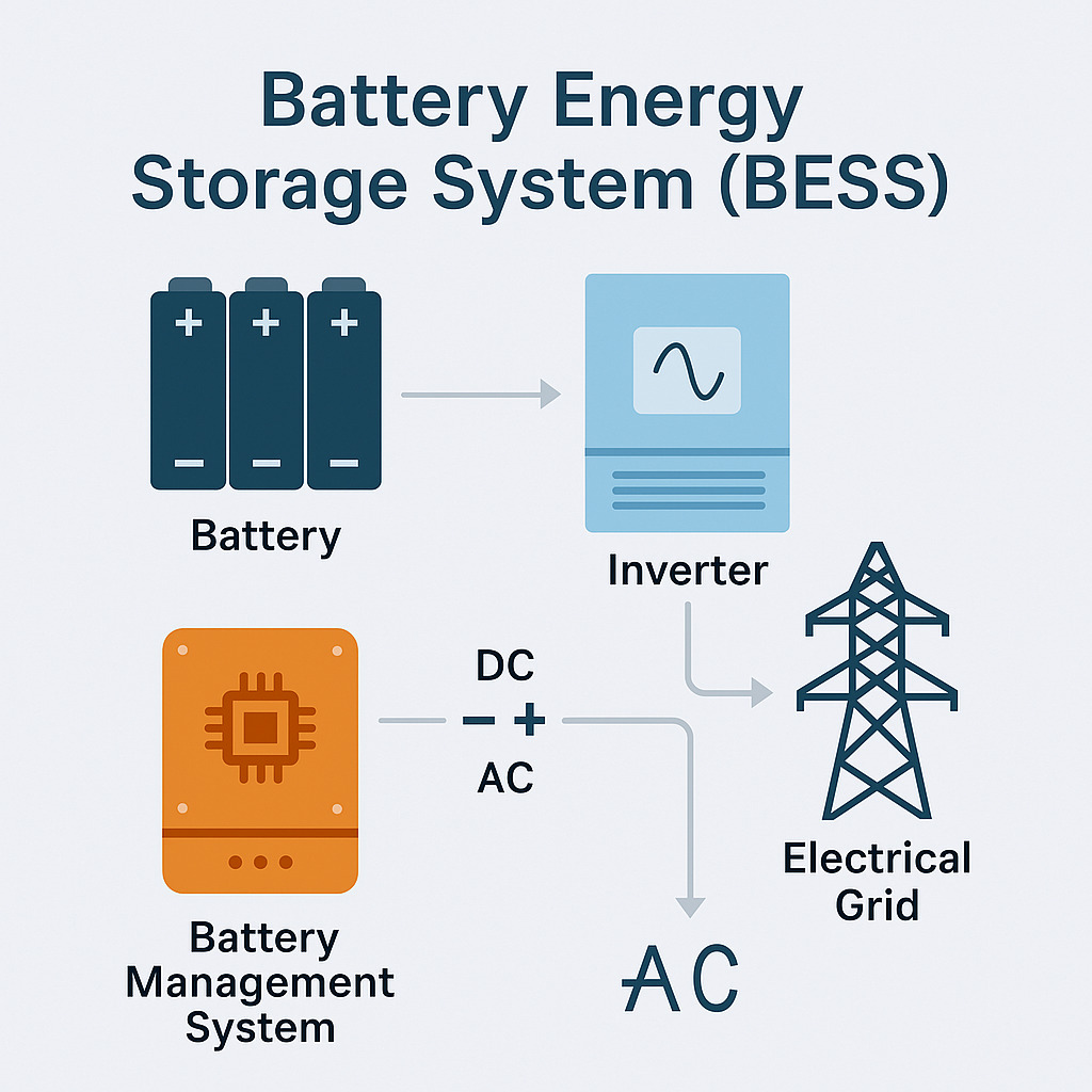 BESS Battery Energy Storage System Layout